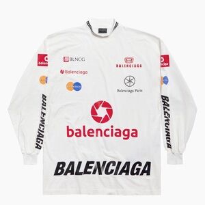 BALENCIAGA | ‘Top League’ Long Sleeve Oversized T-Shirt | Size S